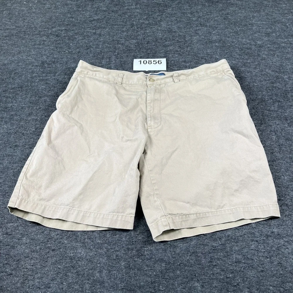 Polo Ralph Lauren Prospect Chino Shorts Mens 38 Beige Cotton Flat Front Casual
